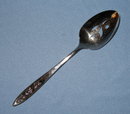 Oneida My Rose Community Stainless pierced serving spoon (tablespoon)