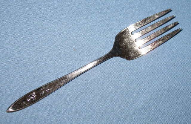 Oneida My Rose Community Stainless medium serving fork