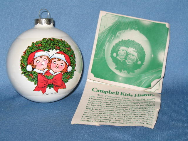 1981 Campbell Kids Christmas Tree Ornament