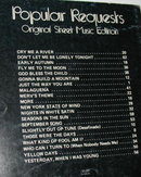 Popular Requests Original Sheet Music Edition music book