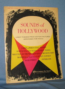 Sounds of Hollywood Piano Arrangement music book