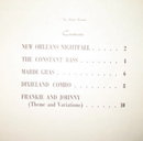 New Orleans Jazz Styles Music Book devised for the keyboard and pianistically patterned