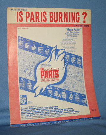 Love Theme from Is Paris Burning? sheet music