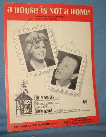 A House Is Not A Home sheet music