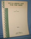 It's a Great Day for the Irish sheet music