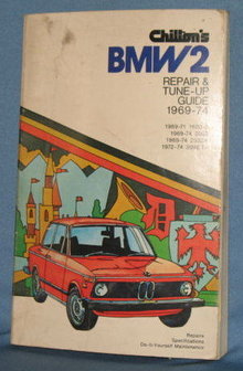 Chilton's BMW 2 Repair & Tune-Up Guide 1969-74