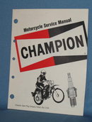 Champion Spark Plugs Motorcycle Service Manual booklet