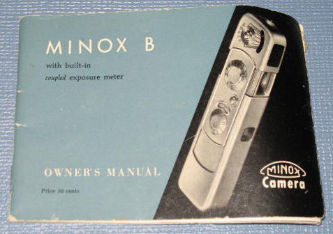 Minox B Camera owner's manual