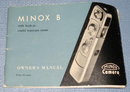 Minox B Camera owner's manual