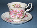 Royal Albert Wild Rose cup and saucer