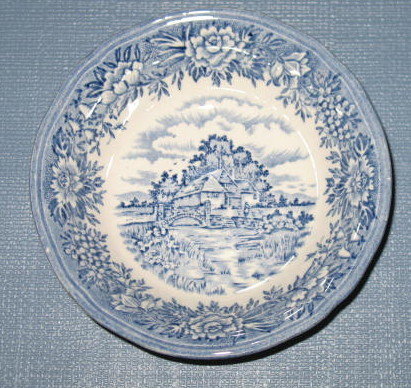 Salem China English Village Olde Staffordshire fruit/dessert bowl