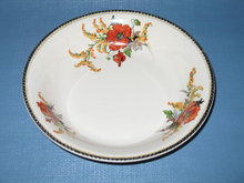 Sebring China Goldenrod Poppy coupe soup bowl