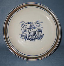 Salem Stoneware dinner plate