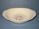 Salem China Serenade handled oval vegetable bowl