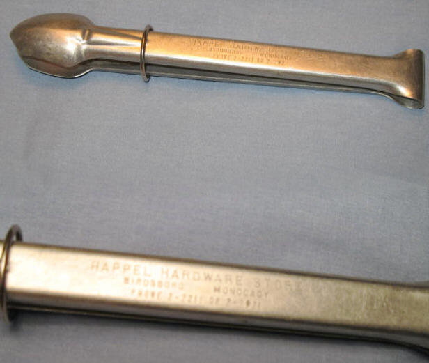 Harpel Hardware Store, Birdsboro and Monocacy PA aluminum tongs