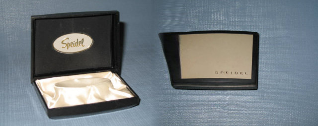 Speidel plastic watch case