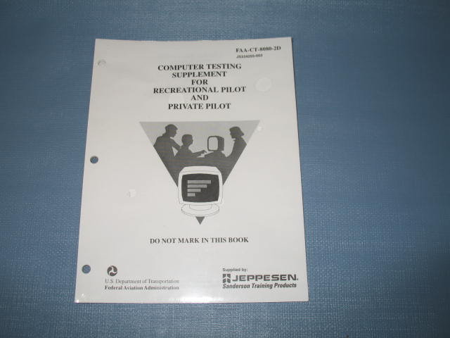 Jeppesen Computer Testing Supplement for Recreational Pilot and Private Pilot