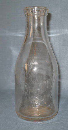 Riley's ,Pitman NJ embossed quart milk bottle