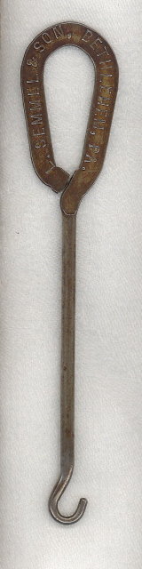 L. Semmel & Son, Bethlehem PA shoe button fastener
