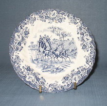 Johnson Brothers Ironstone Coaching Scenes bread plate