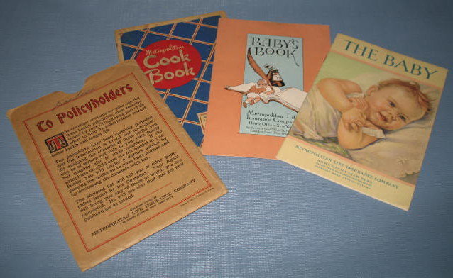 Metropolitan Cook Book, Baby's Book, and The Baby from Metropolitan Life Insurance