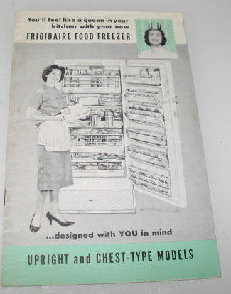 Frigidaire Food Freezer Instruction Booklet