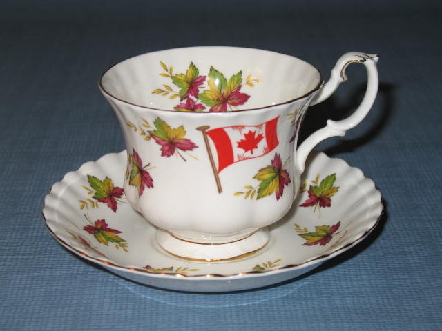 Royal Albert From Sea to Sea Canada cup and saucer