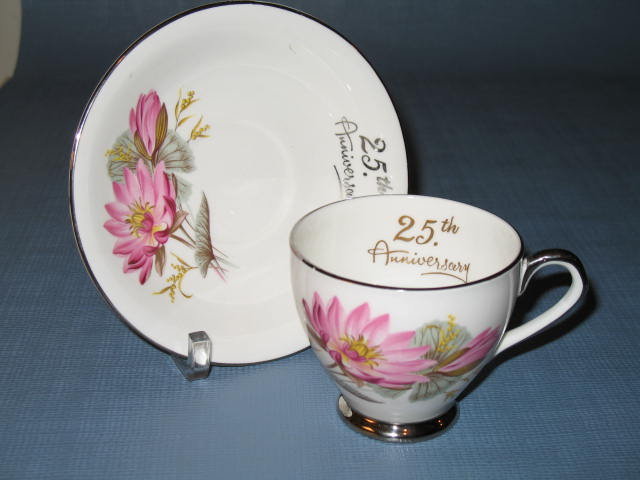 Taylor and Kent 25th Anniversary cup and saucer