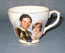 St. George China Charles and Diana marriage commemorative cup
