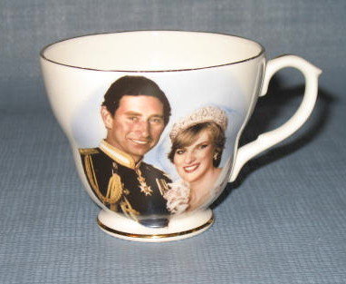 St. George China Charles and Diana marriage commemorative cup