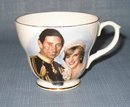 St. George China Charles and Diana marriage commemorative cup