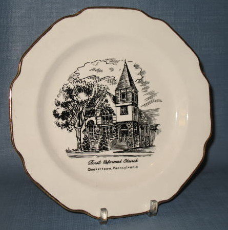 First Reformed Church, Quakertown PA plate
