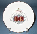 Queen Elizabeth II Silver Jubilee cup plate