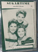 Sugartime as recorded by The McGuire Sisters sheet music