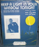 Keep a Light in Your Window Tonight sheet music with ukelele and guitar chords and Hawaiian Guitar chorus