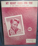 My Heart Cries for You sheet music