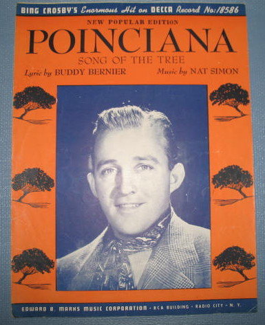 Bing Crosby's Poinciana (Song of the Tree) sheet music