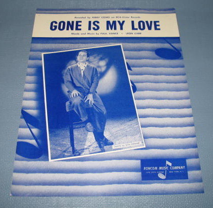 Gone is My Love sheet music