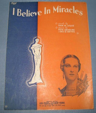 I Beleive in Miracles sheet music