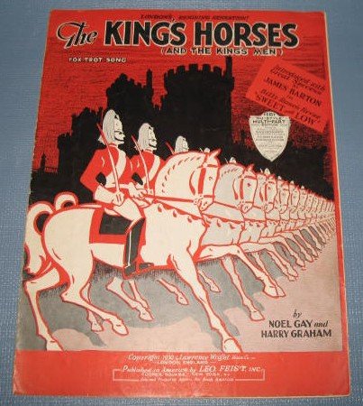 The King's Horses sheet music