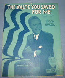 The Waltz You Saved for Me sheet music