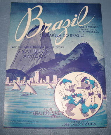 Brazil sheet music from Walt Disney's Saludos Amigos