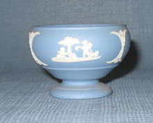 Wedgwood blue Jasperware footed bowl