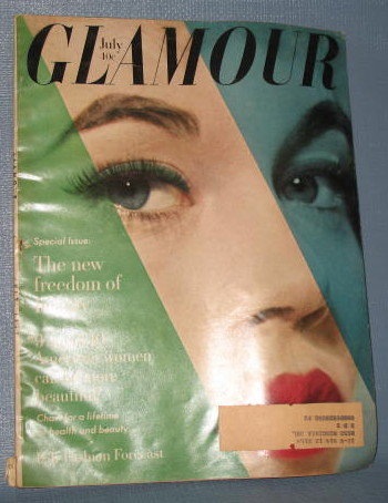 Glamour magazine, July 1959