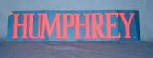 Humphrey Bumper Sticker