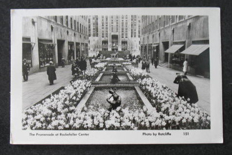 The Promenade at Rockefeller Center postcard