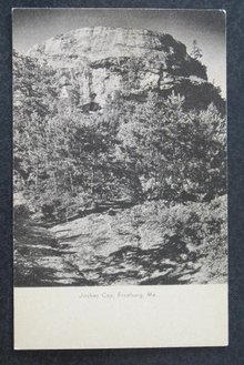 Jockey Cap, Fryeburg ME postcard