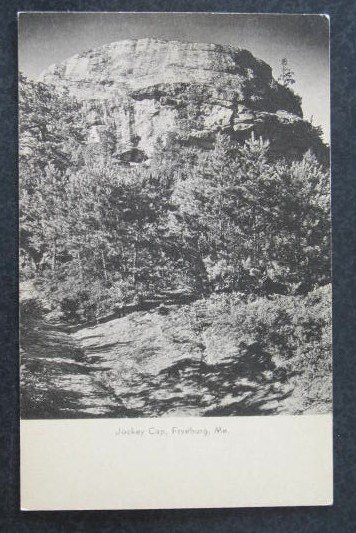 Jockey Cap, Fryeburg ME postcard