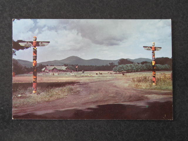 Indian Acres Camp, Fryeburg ME postcard