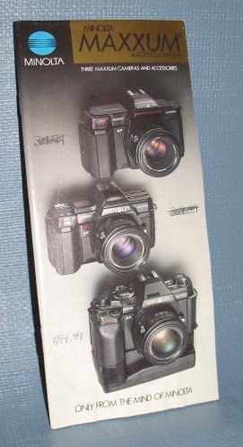 Minolta Maxxum Autofocus System sales brochure